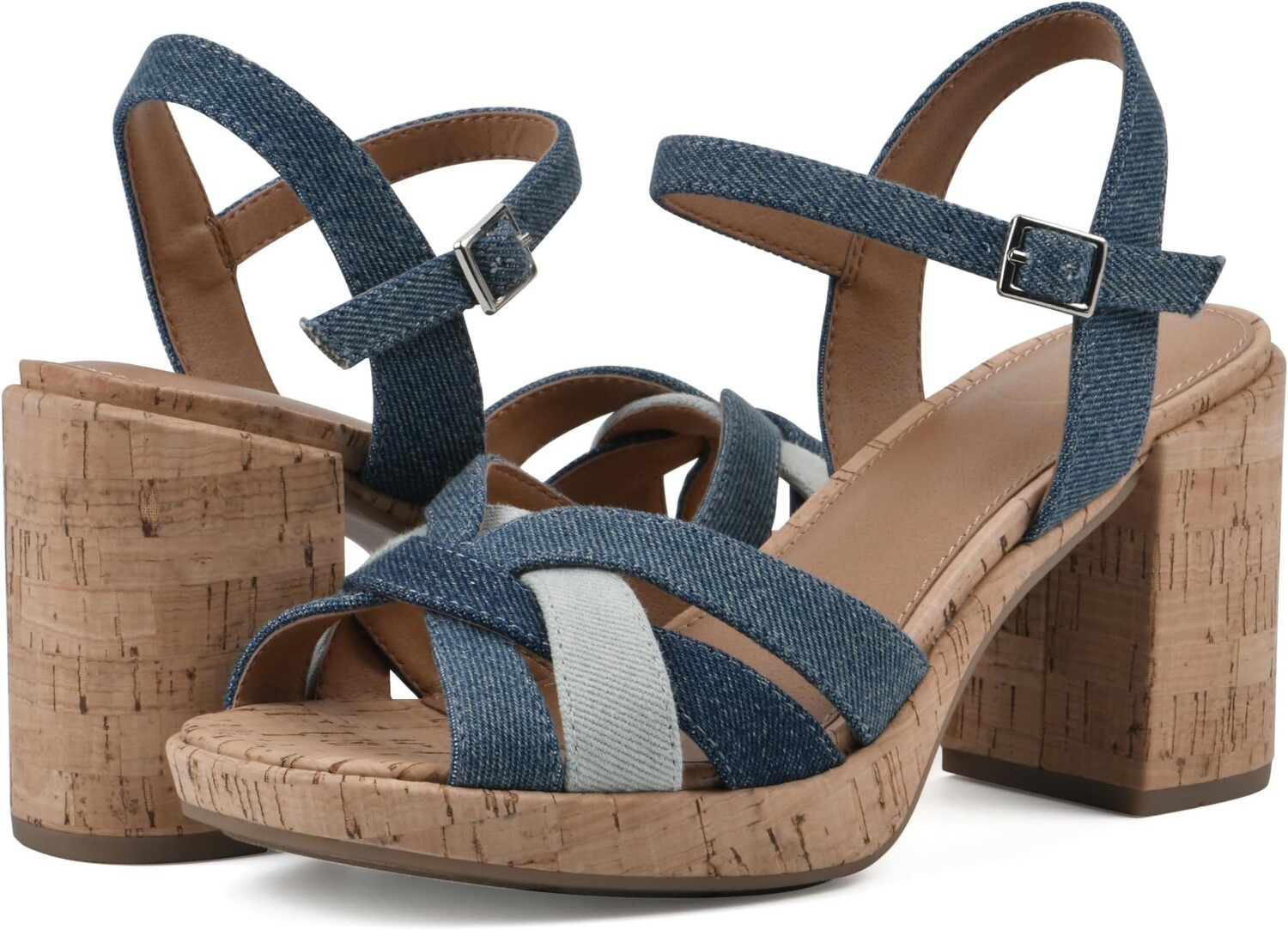 Сандалии White Mountain Dubonnet, цвет Blue/Denim/Multi/Fabric