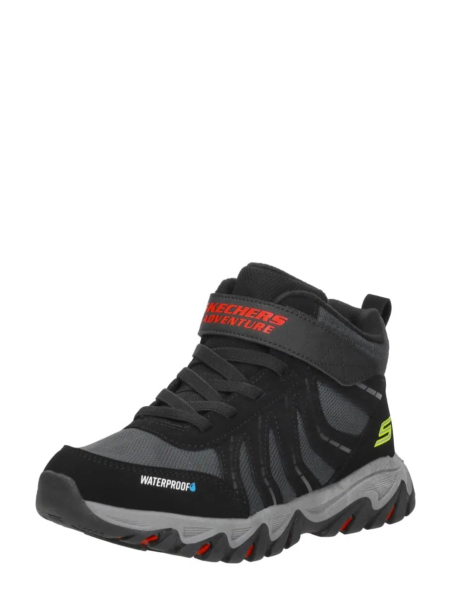 Детские ботинки для мальчиков водонепроницаемые Rugged Ranger Skechers, Nero Sintetico Rosso E Giallo — фото 2