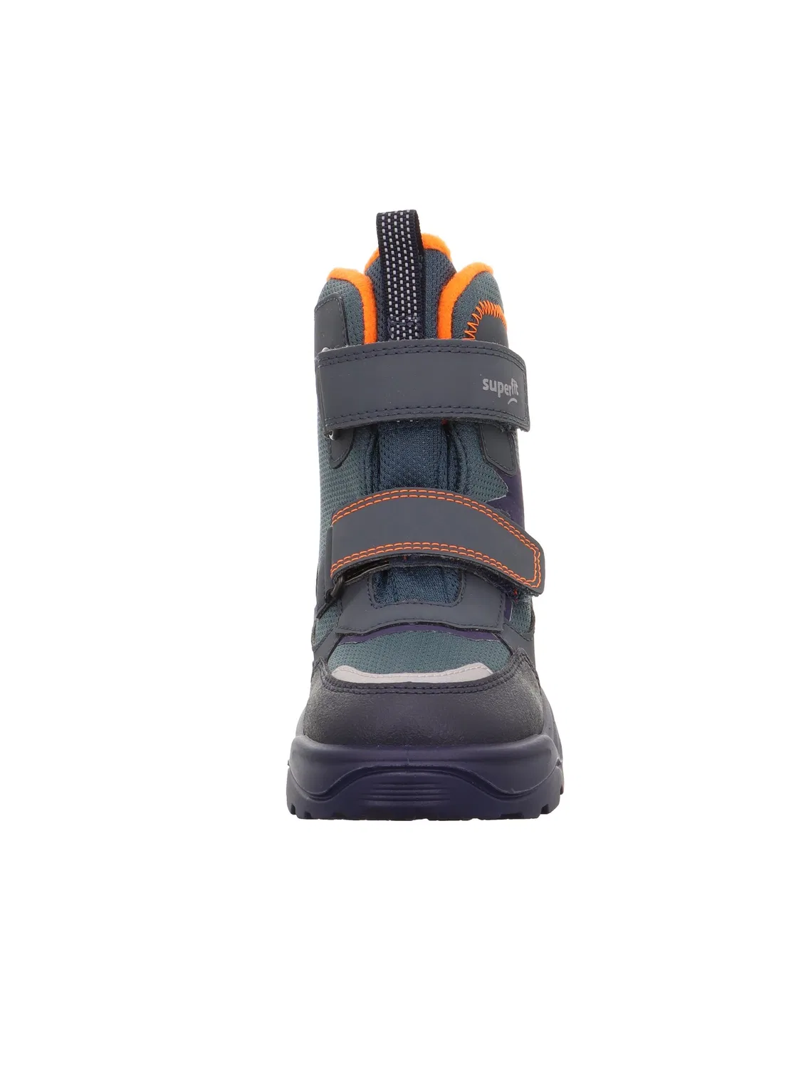 Детские снежные ботинки для мальчиков с застежкой-липучкой Snow Max Warm Gefütterte Gore-Tex Superfit, Blue Orange 8020 — фото 2