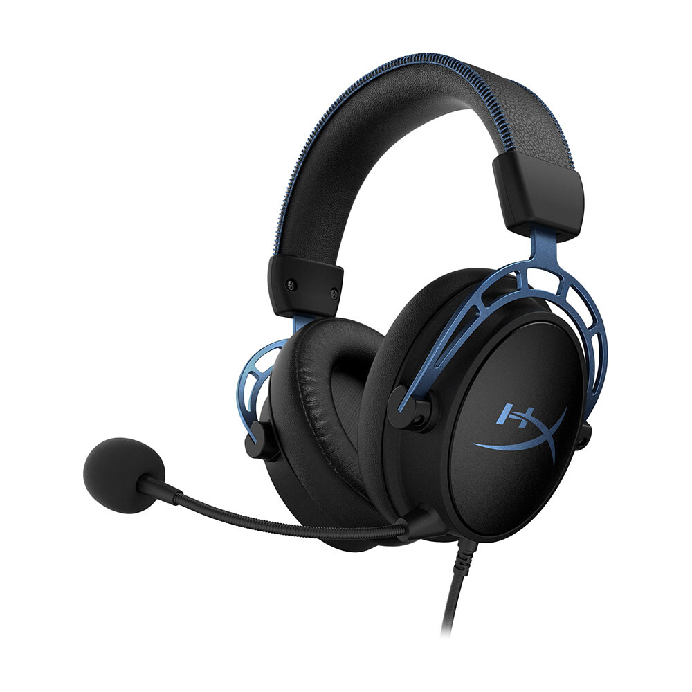

Игровые наушники HyperX Cloud Alpha S, синий/черный