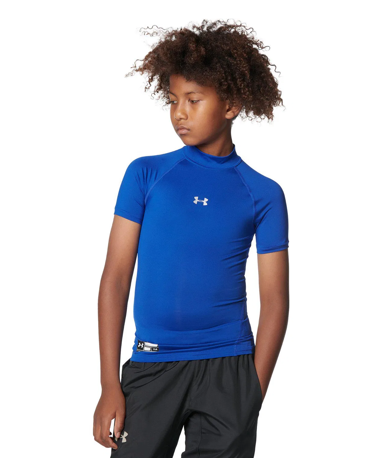 Детская компрессионная футболка с коротким рукавом Under Armour, Blue