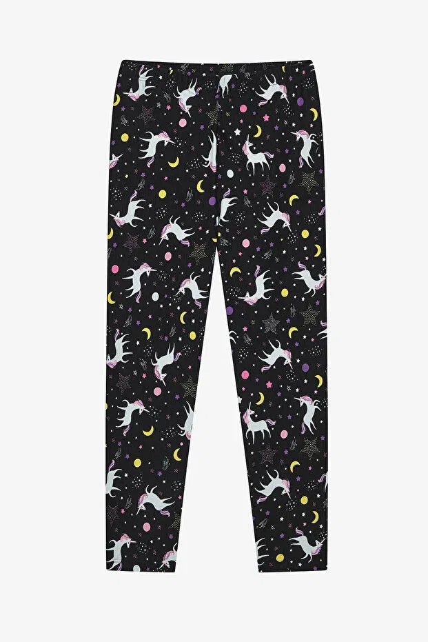 Детские леггинсы для девочек с принтом Unicorn Warm Penti, Multicolor