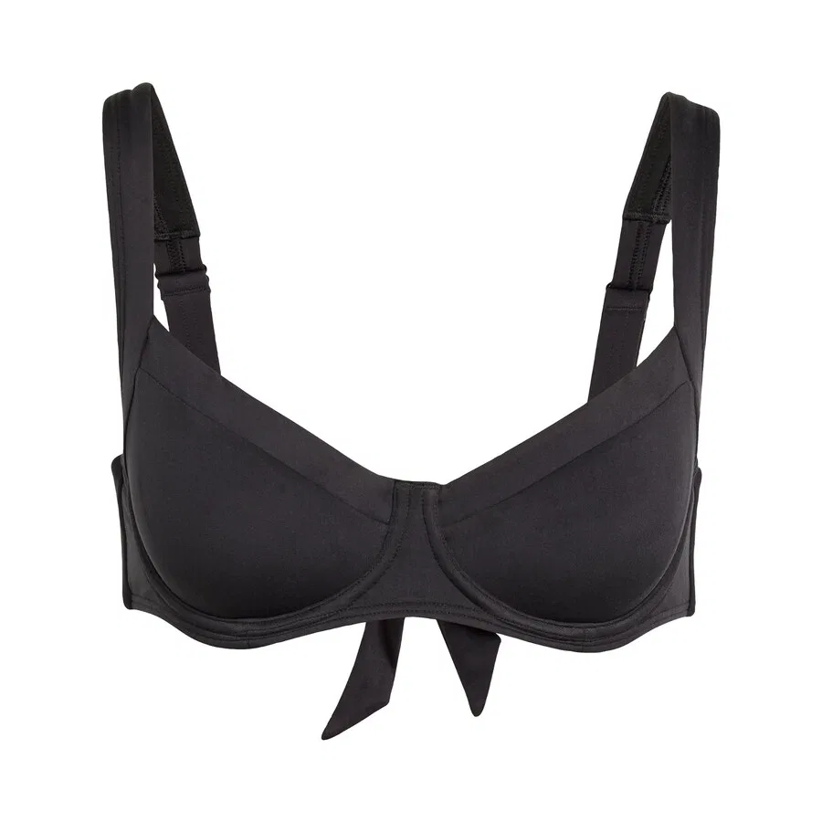 Верхняя часть бикини ADIDAS ORIGINALS Balconette 'Bikini' черного цвета