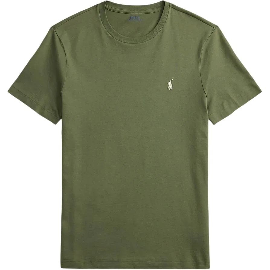 Мужская футболка с коротким рукавом Slim Fit Green Polo Ralph Lauren