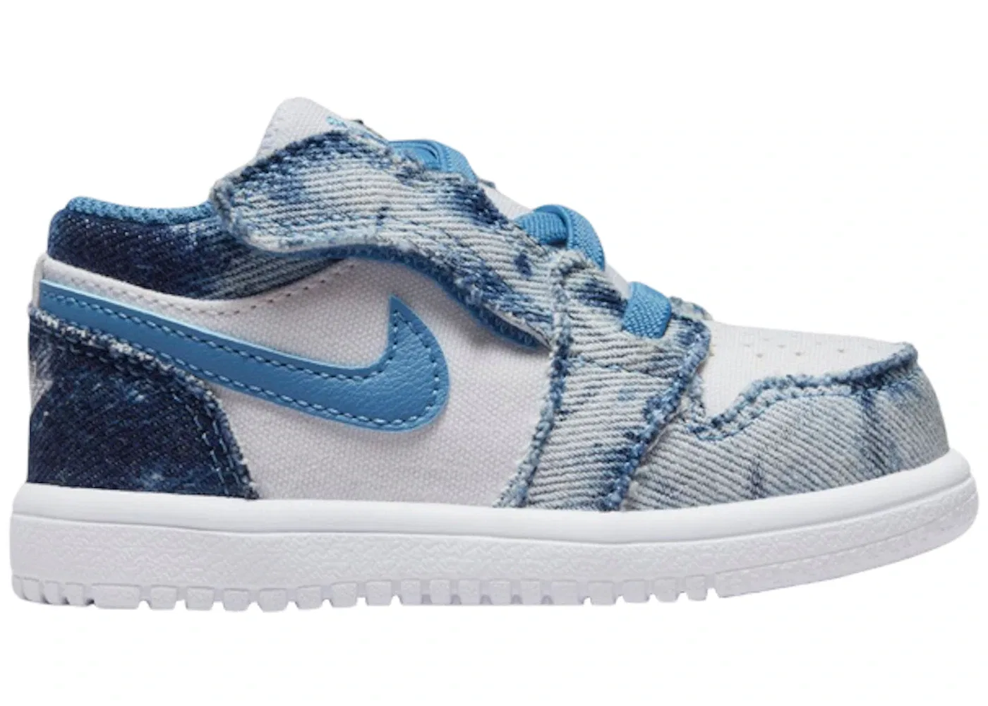 Детские кроссовки с джинсовым верхом Jordan 1 Low ALT Denim Jordan, Denim White