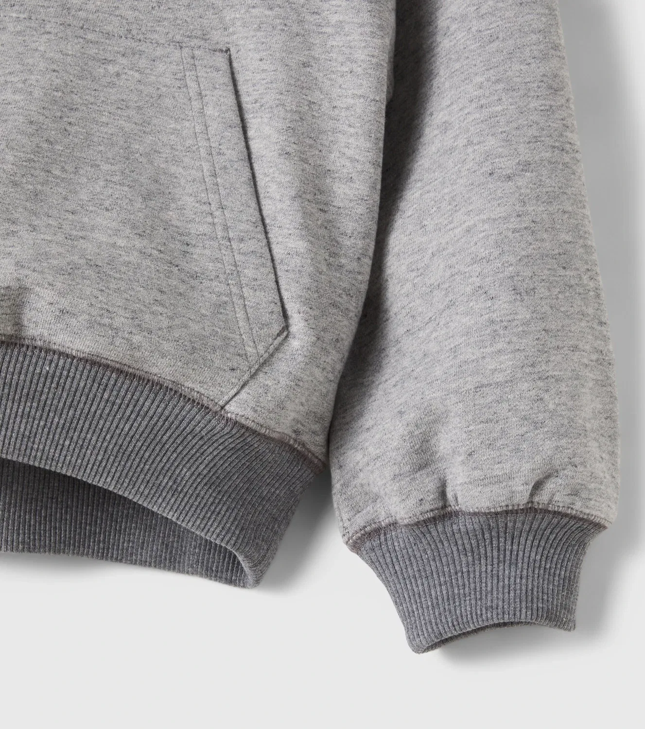 Худи из хлопкового джерси с логотипом Chloé Kids, серый — фото 4