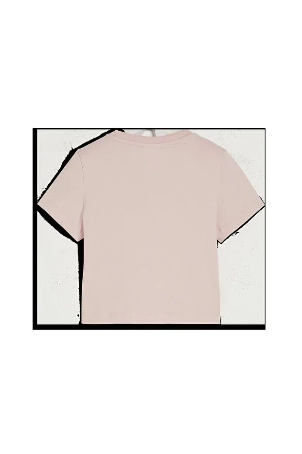Детская футболка для девочек с принтом X Trolls Graphic Tee Puma, Mauve Mist — фото 2