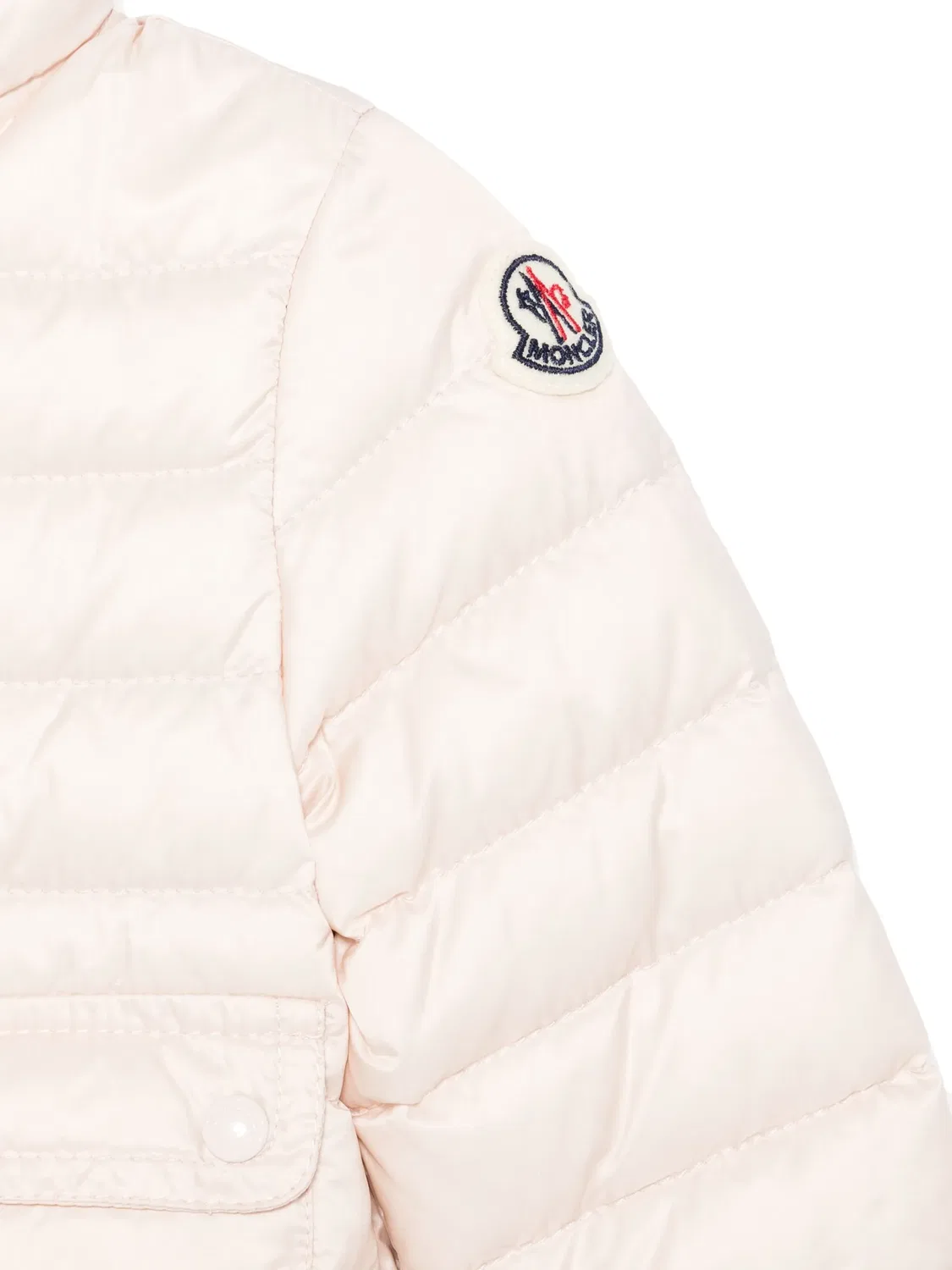 Пуховик Lans Moncler, розовый — фото 2