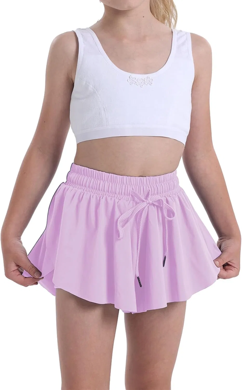 Шорты для девочек Flowy Shorts, Heyielda, Lightpurple