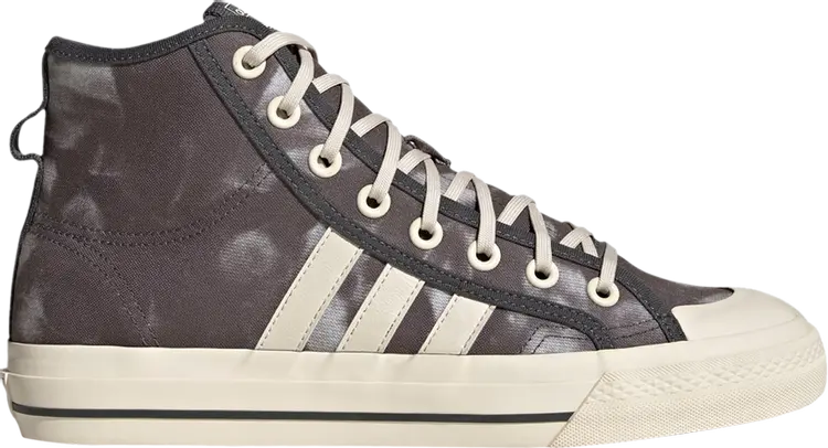 

Кроссовки Adidas Nizza High RF 'Bleached - Grey Wonder White', серый