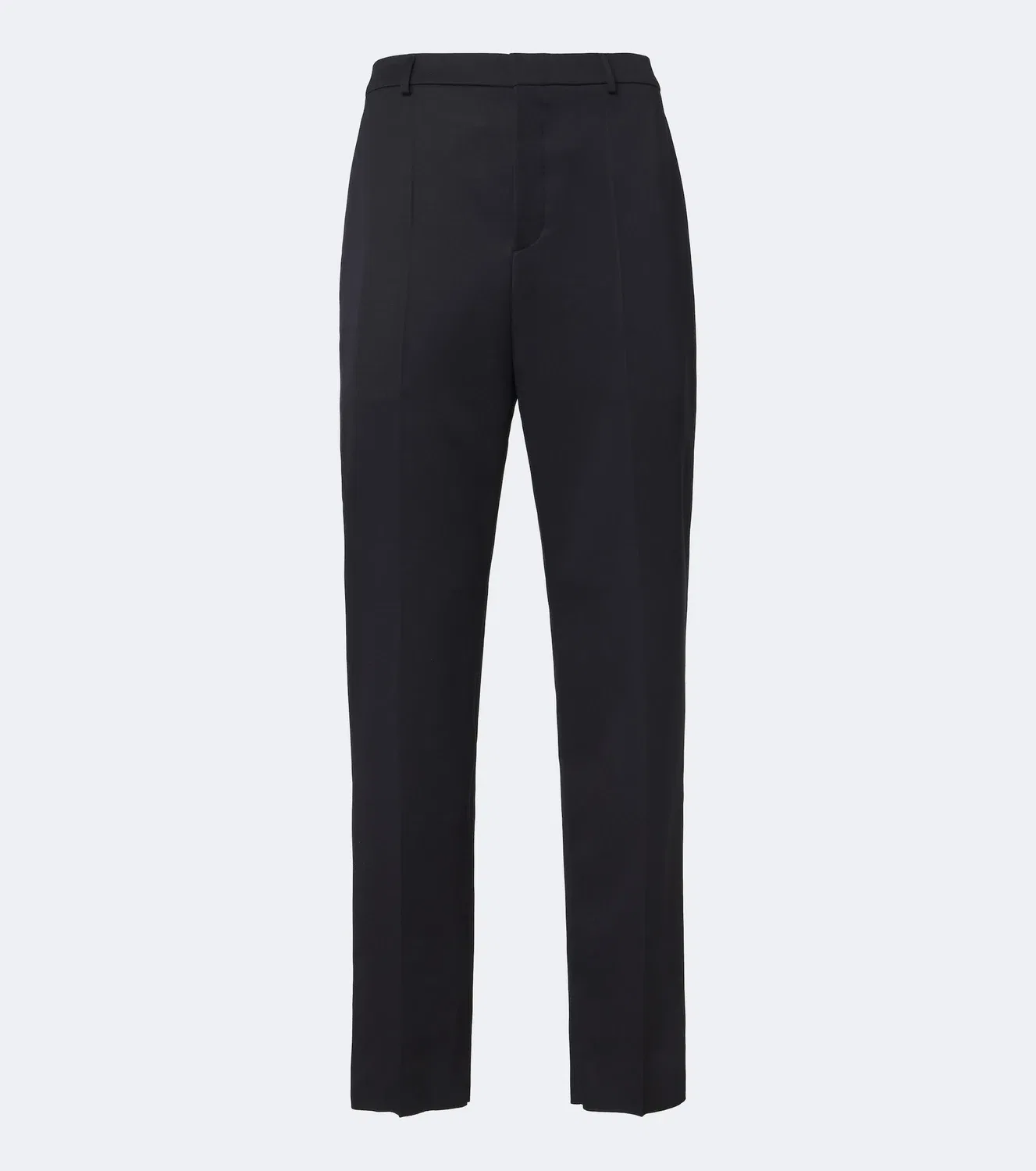 Прямые джинсы из шерсти Saint Laurent, синий