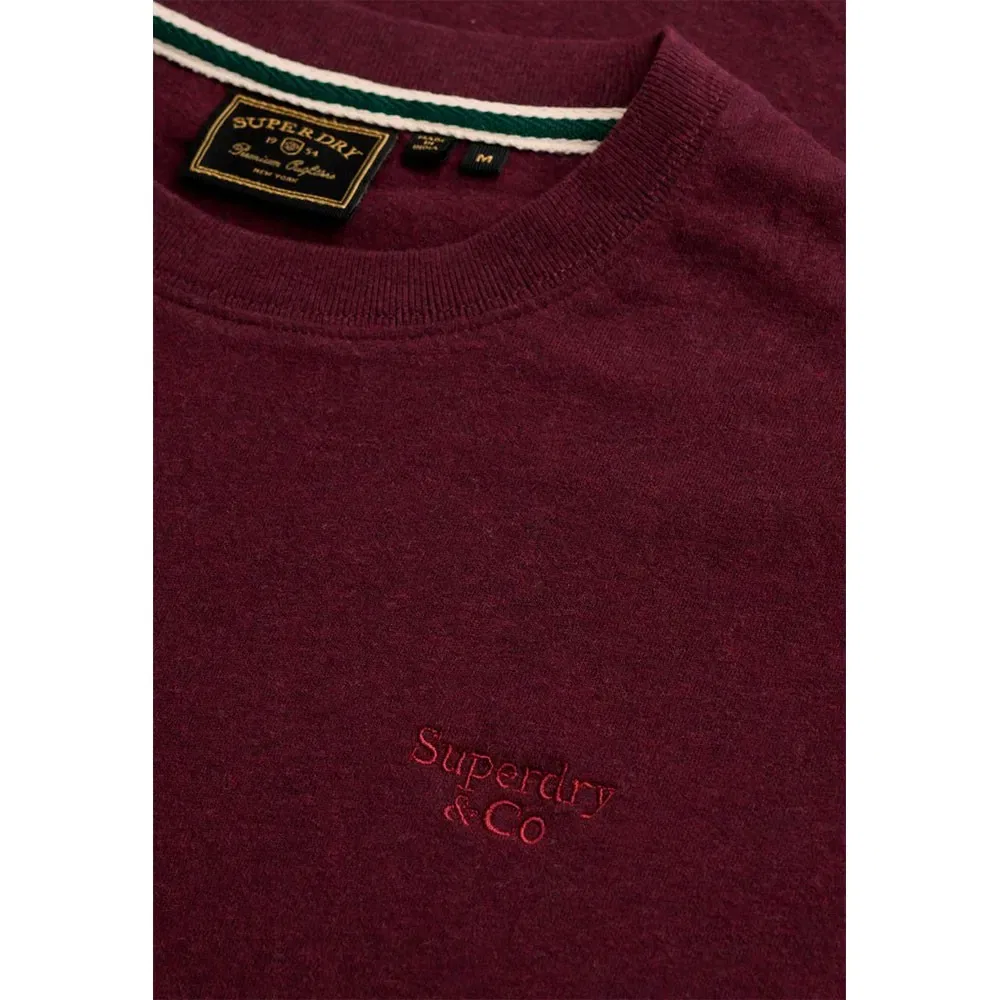 Мужская футболка с коротким рукавом Essential Serif Logo Superdry, Purple — фото 4
