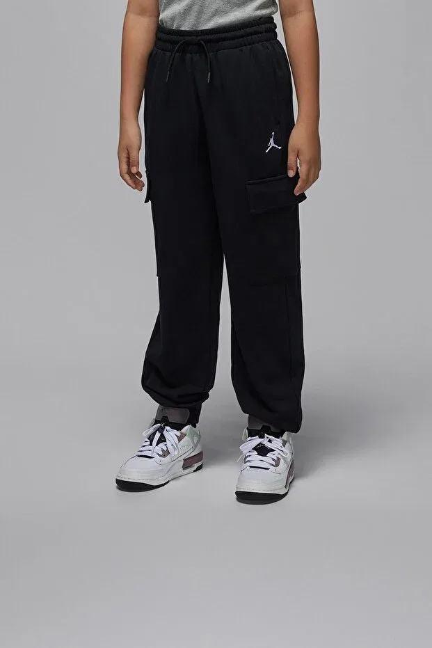 Детские спортивные штаны для мальчиков хлопковые Nike, Black — фото 3