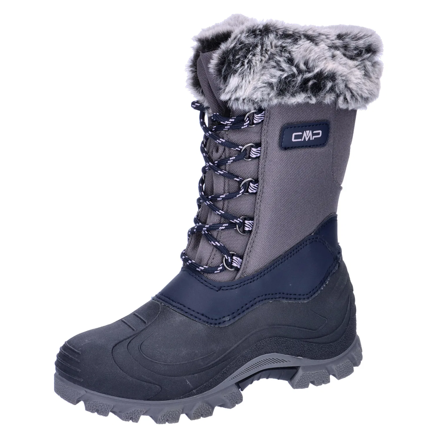 Детские зимние ботинки для девочек Magdalena Snow Boots Cmp, Weiss Navyblau Schwarz