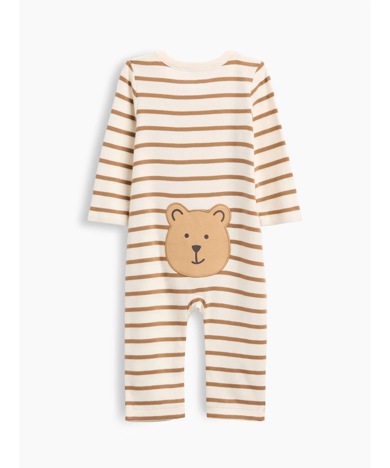 Детский комбинезон-боди с длинным рукавом с вышивкой, модель Brannan Bear GAP, Brown