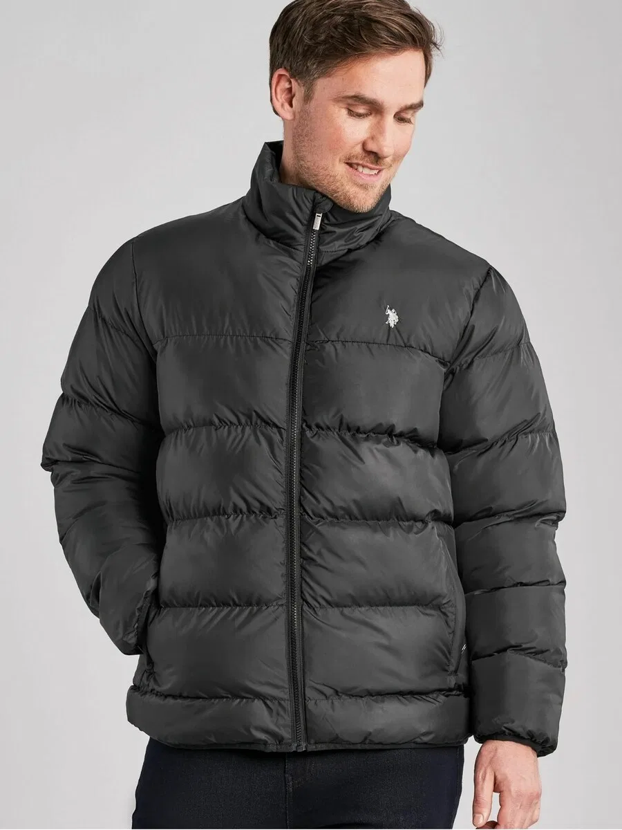 Зимняя куртка U.S. Polo Assn. 'UMHenrik' черного цвета — фото 3