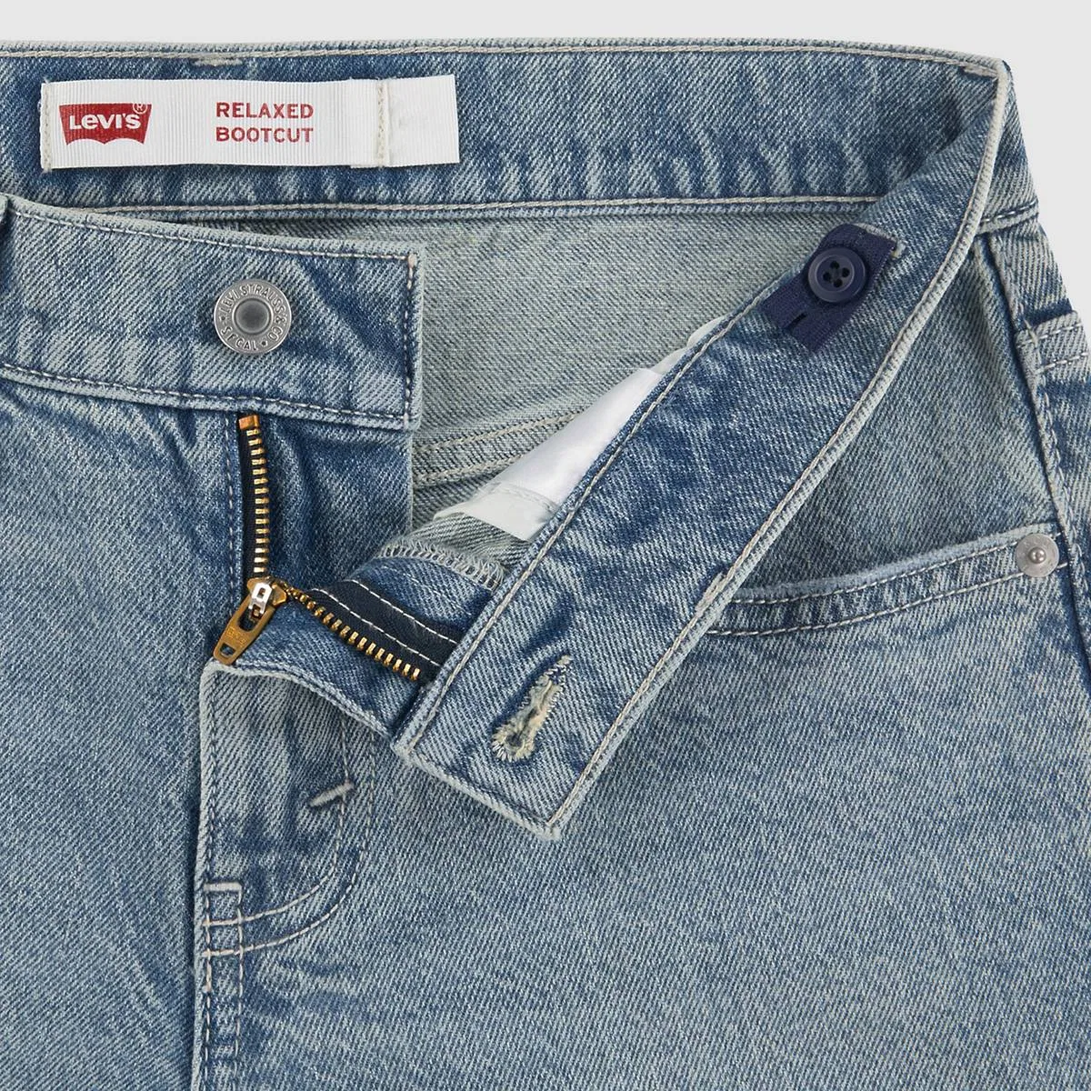 Свободные джинсы-клеш, большие размеры для мальчиков 8-20 Levi's, Bay Area - Light Wash — фото 3