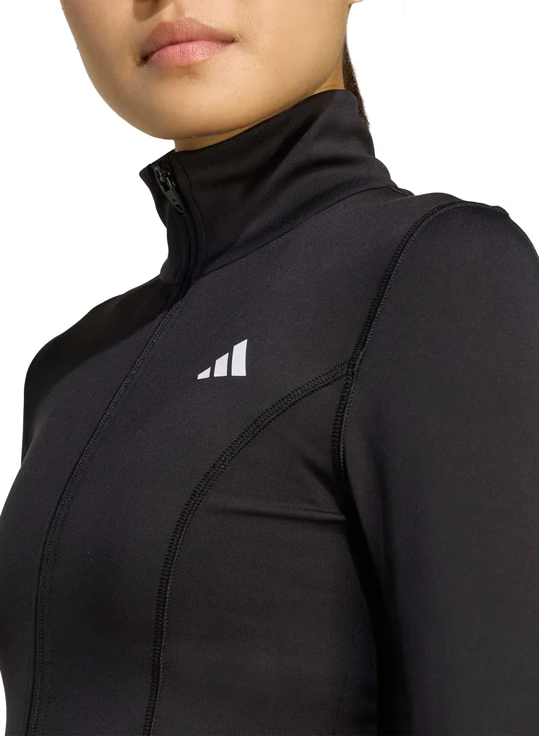 Куртка на молнии с технологией CLIMACOOL Adidas, черный — фото 4