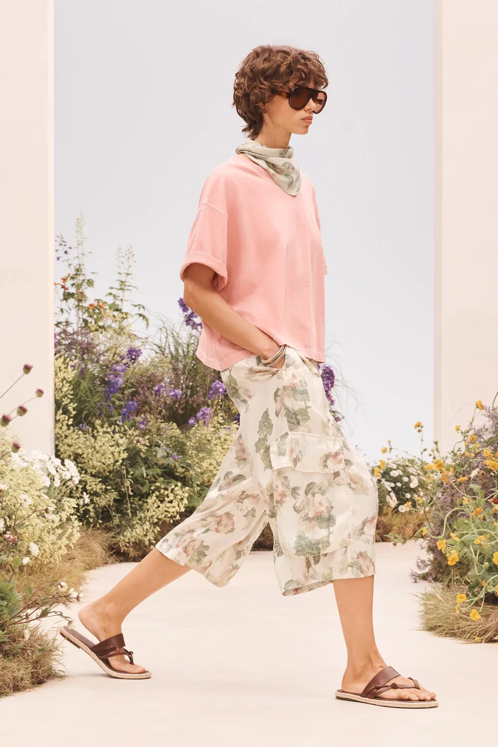 Бермуды FLWRS ZARA, Printed — фото 3