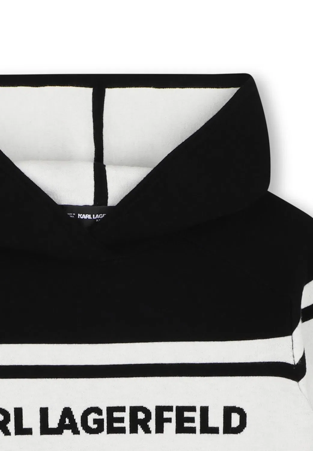 Худи унисекс Pull a capuche Karl Lagerfeld Kids, Black — фото 4