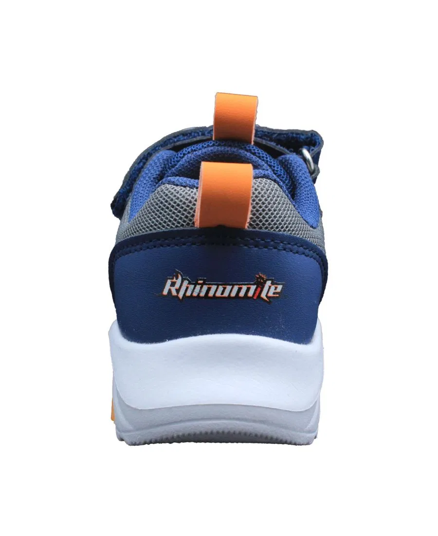 Кроссовки с подсветкой Hot Wheels Monster Trucks, Rhinomite Gray Blue — фото 3
