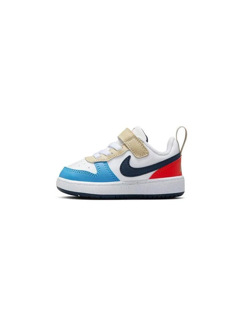 Детские кроссовки с липучкой Court Borough Low Recraft Nike, Multicolor — фото 2