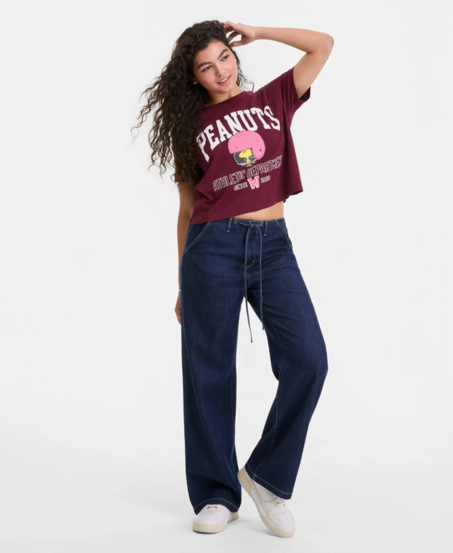 Футболка с принтом Woodstock Football Grayson Threads, The Label, Windsor Wine — фото 4