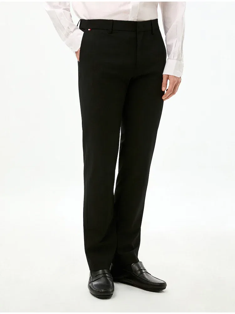 Брюки классические Denton Fit TOMMY HILFIGER, Black — фото 3