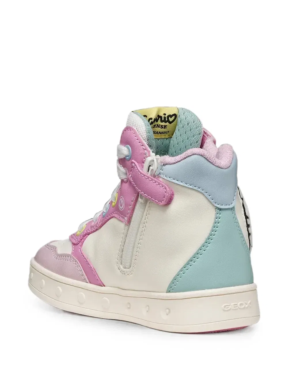 Высокие кроссовки Skylin из коллаборации с Sanrio Geox Kids, белый — фото 3