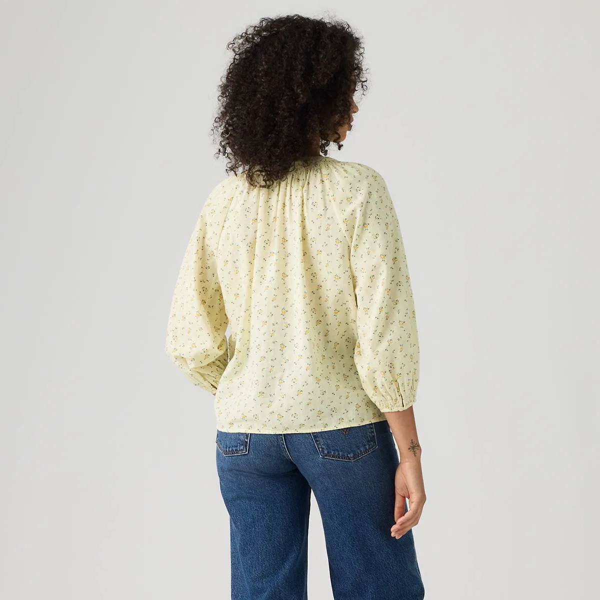 Блузка «Мечта» Levi's, Isabel Floral Pear Sorbet - Multi-Color — фото 4
