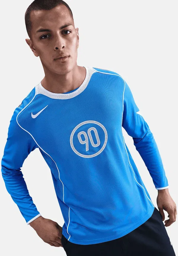 Толстовка Dri-fit T90 energy sweatshirt fussball Nike Performance White, синий