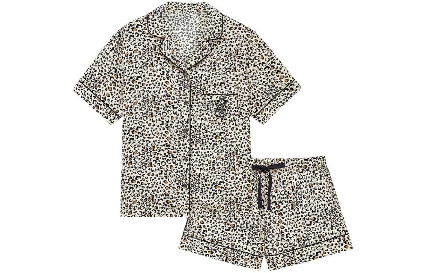 Женский комплект пижамы с леопардовым принтом Victoria's Secret, Leopard Print