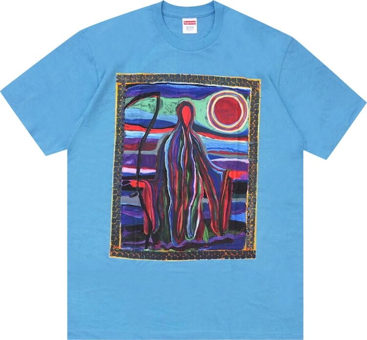 

Футболка Supreme Reaper Tee 'Light Slate', синий