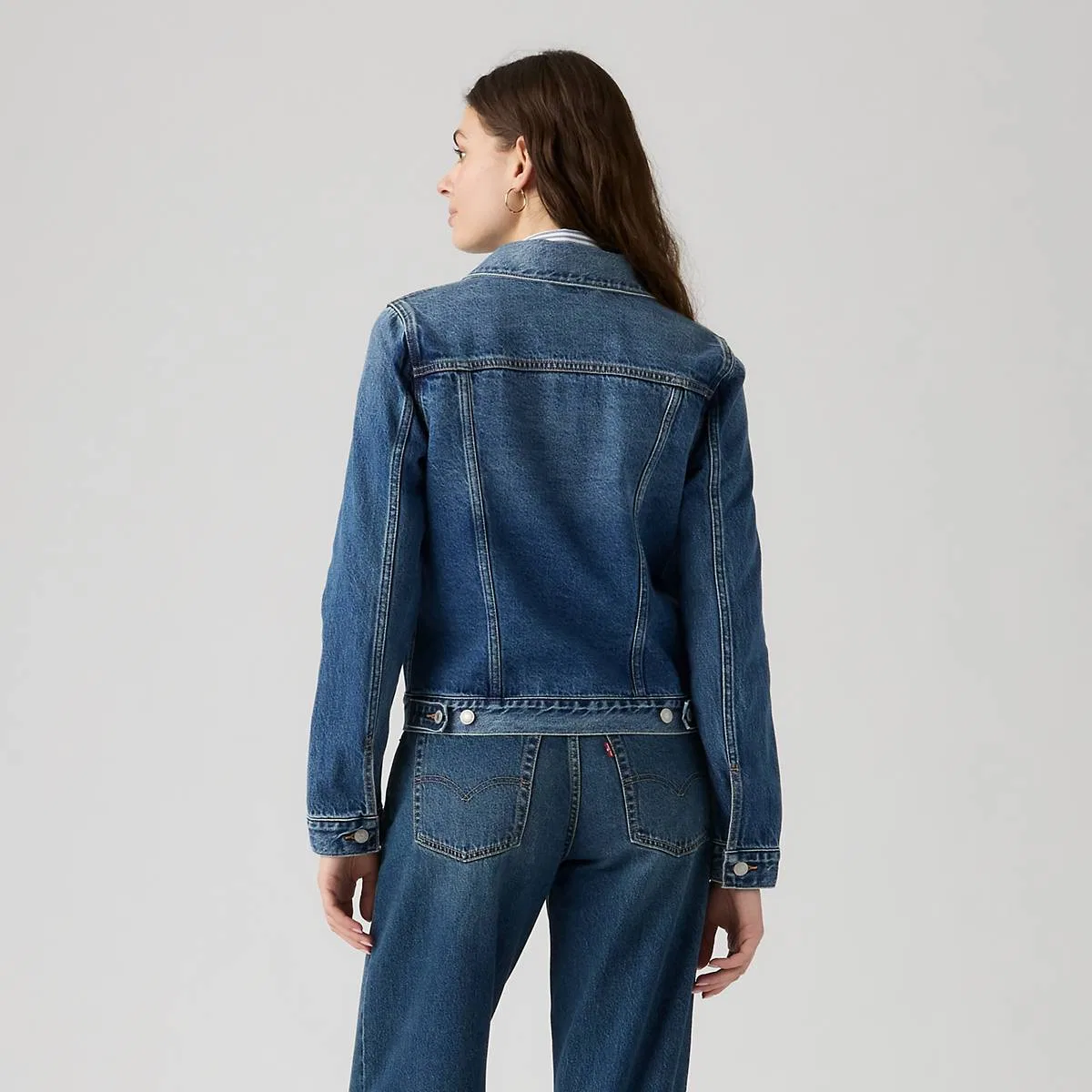 Оригинальная куртка дальнобойщика Levi's, Trial Case - Medium Wash — фото 4