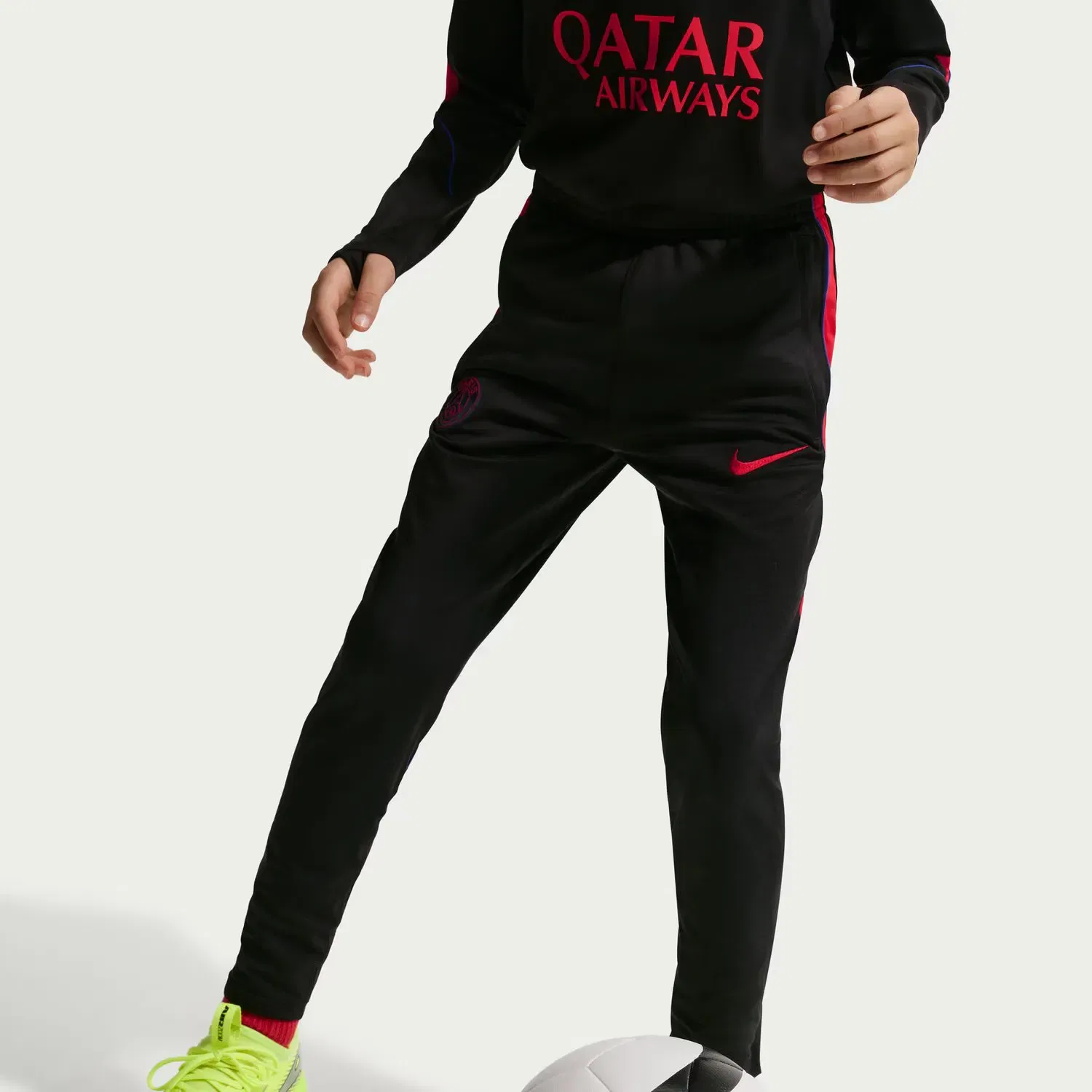 Детские штаны для мальчиков Dri-FIT Strike PSG Paris Saint-Germain FC 2026-2027 Nike, Negro