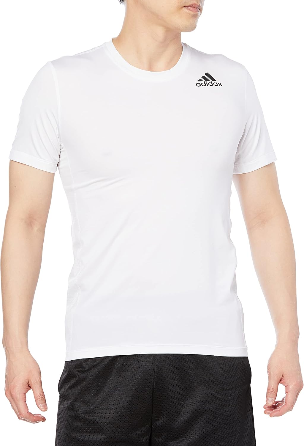 

Мужская футболка adidas Techfit с коротким рукавом (47891), белый