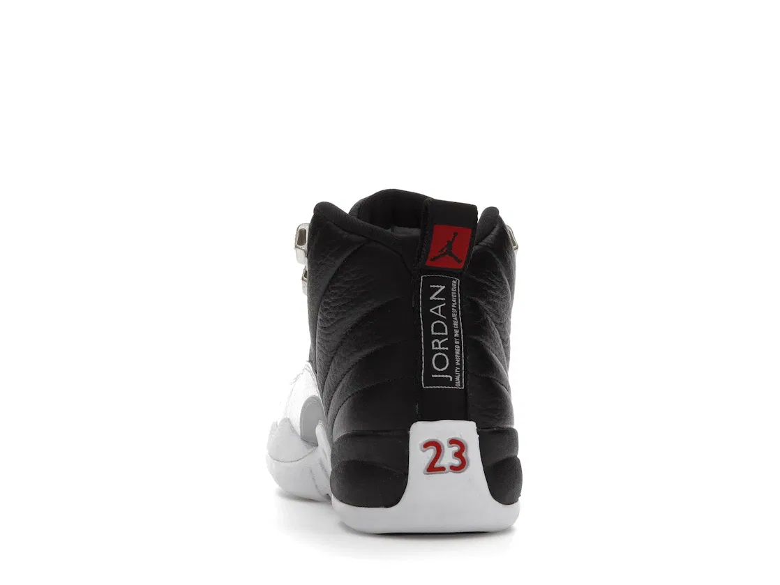 Детские кроссовки Lifestyle с моделью Jordan 12 Retro Jordan, Black/Varsity Red-White — фото 4