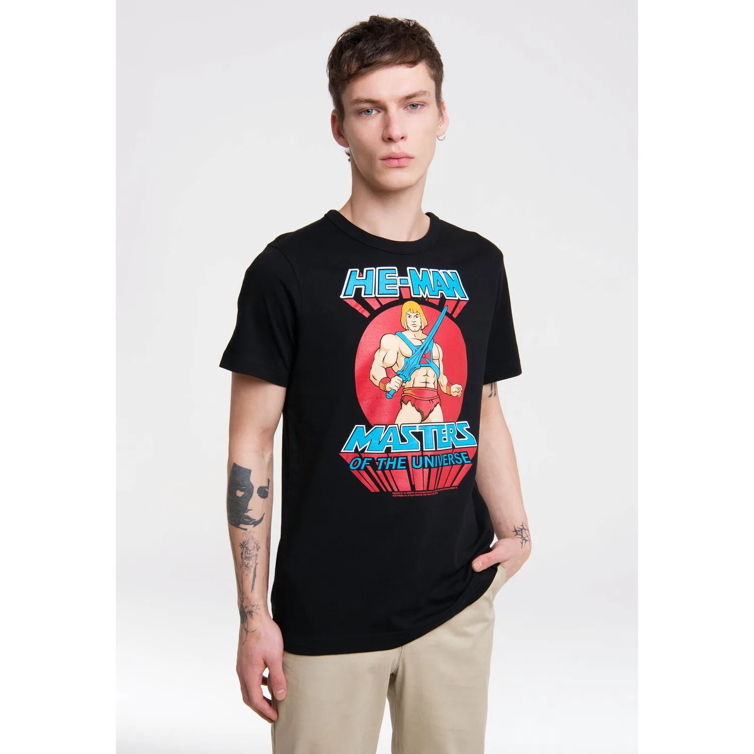 Детская футболка He-Man с принтом LOGOSHIRT, Black/Multicolor