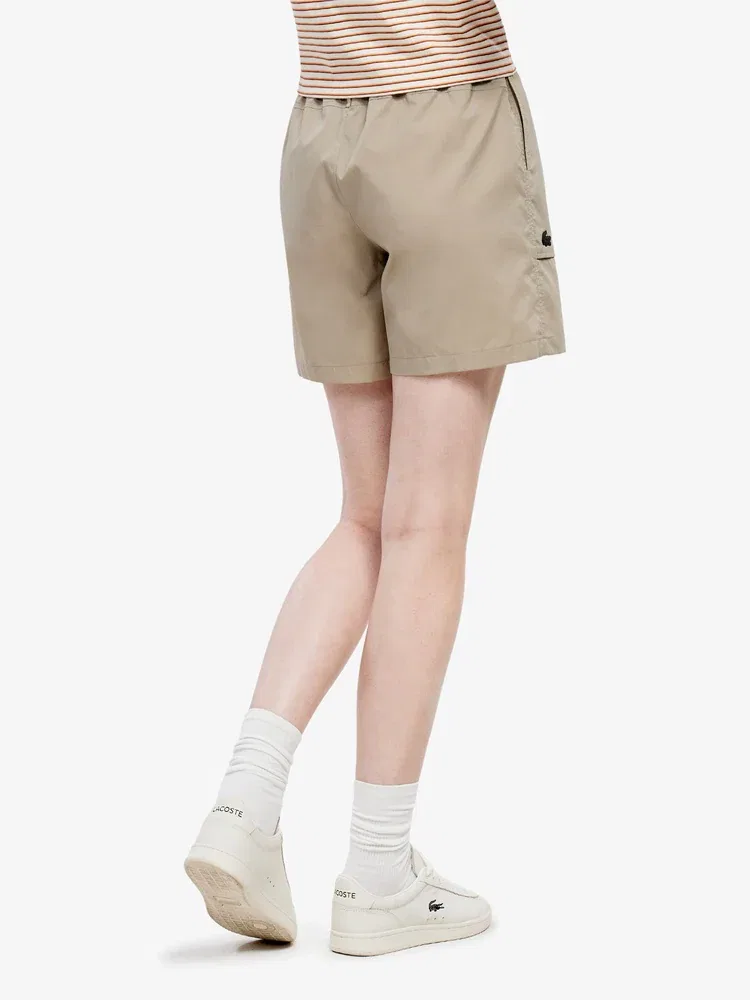 Шорты LACOSTE Premium Training Set, бежевые — фото 3