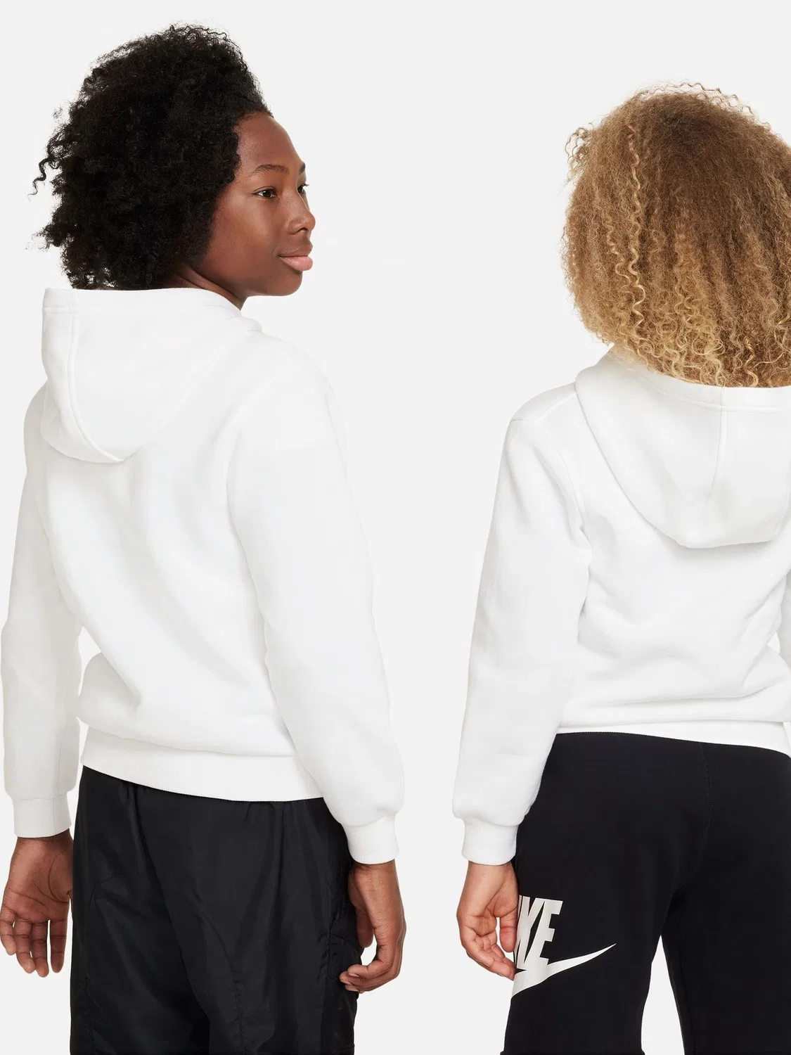 Худи Nike Club Fleece, белый — фото 3