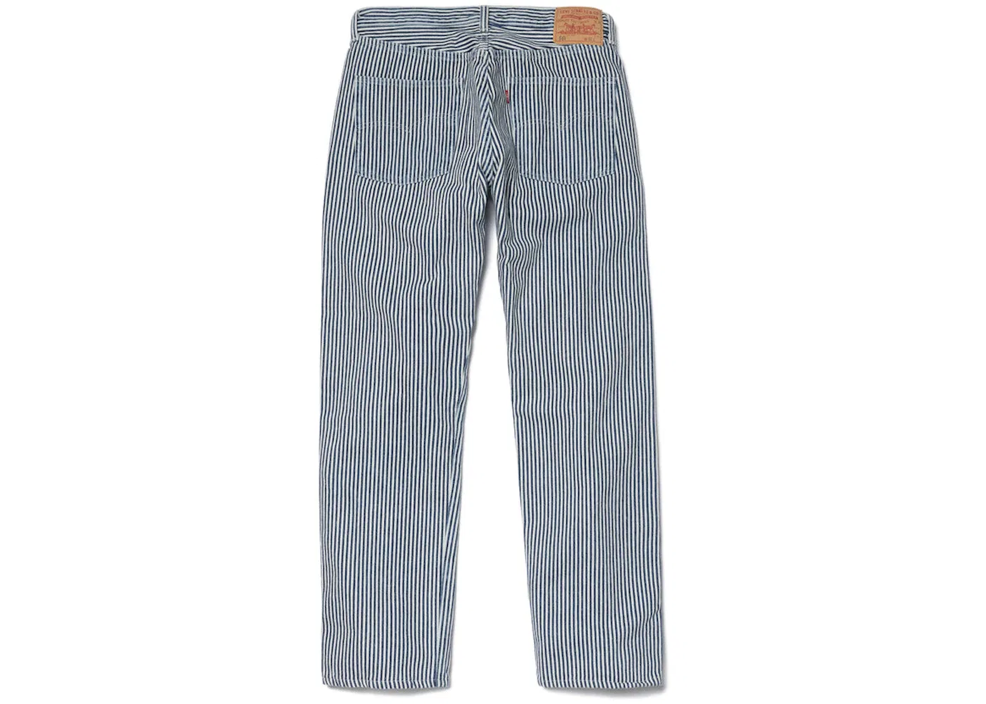Мужские джинсы с полосками Hickory Stripe 501 Jeans Levis, Indigo