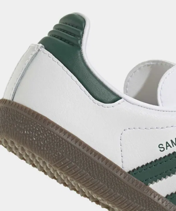 Кроссовки Samba OG, зеленые, Adidas Kids — фото 4