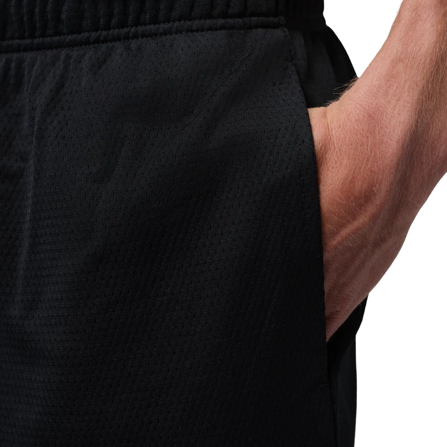 Мужские шорты с сетчатым принтом Jordan Dri-FIT Mesh Graphic Shorts, черный — фото 4