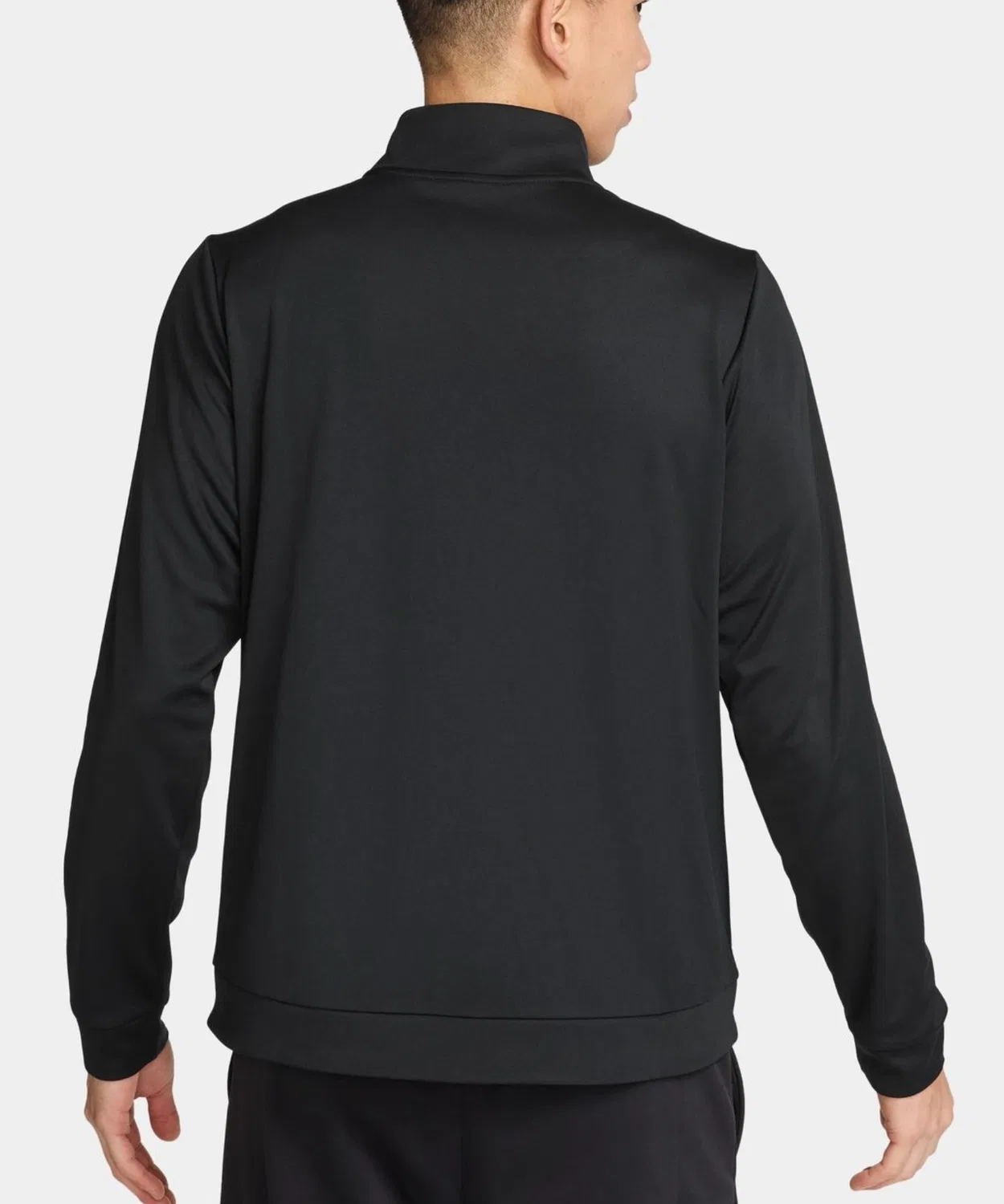Мужская куртка из футера с быстросохнущей технологией Dri-FIT, модель DF Flex NIKE, Black — фото 2