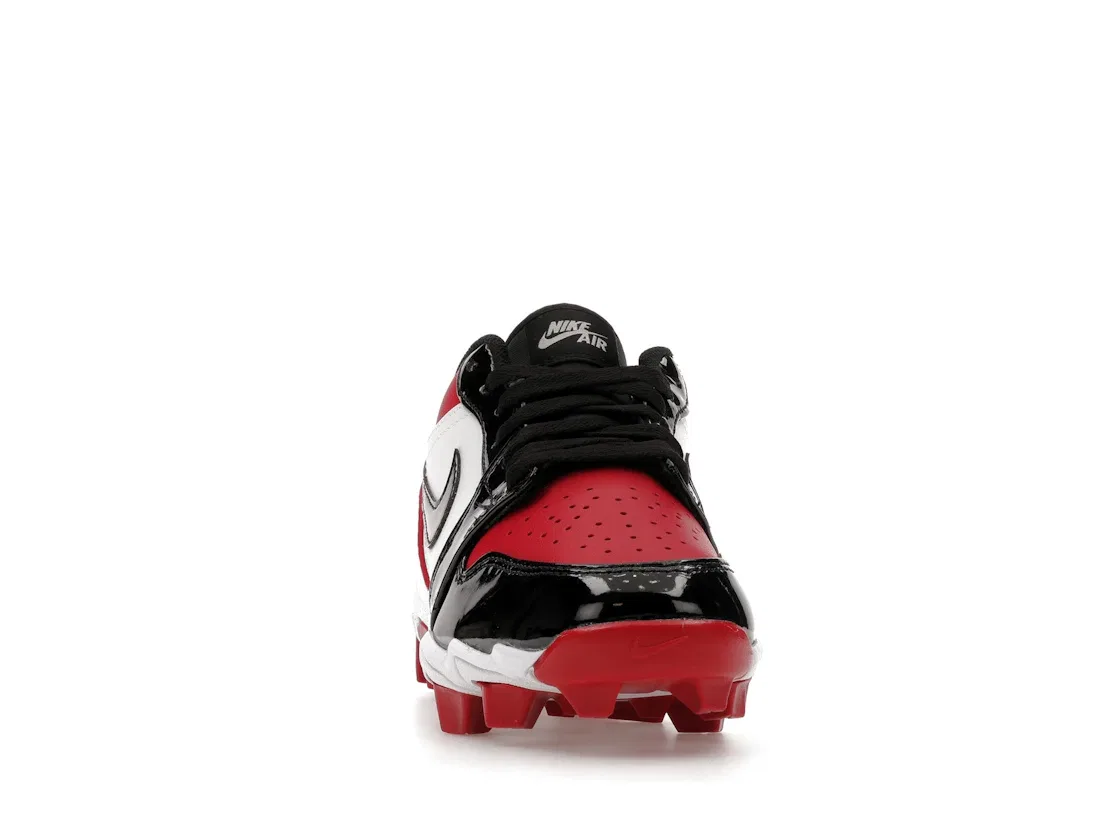 Детские бутсы Jordan 1 Low Cleat Gym Red/White/Black — фото 2