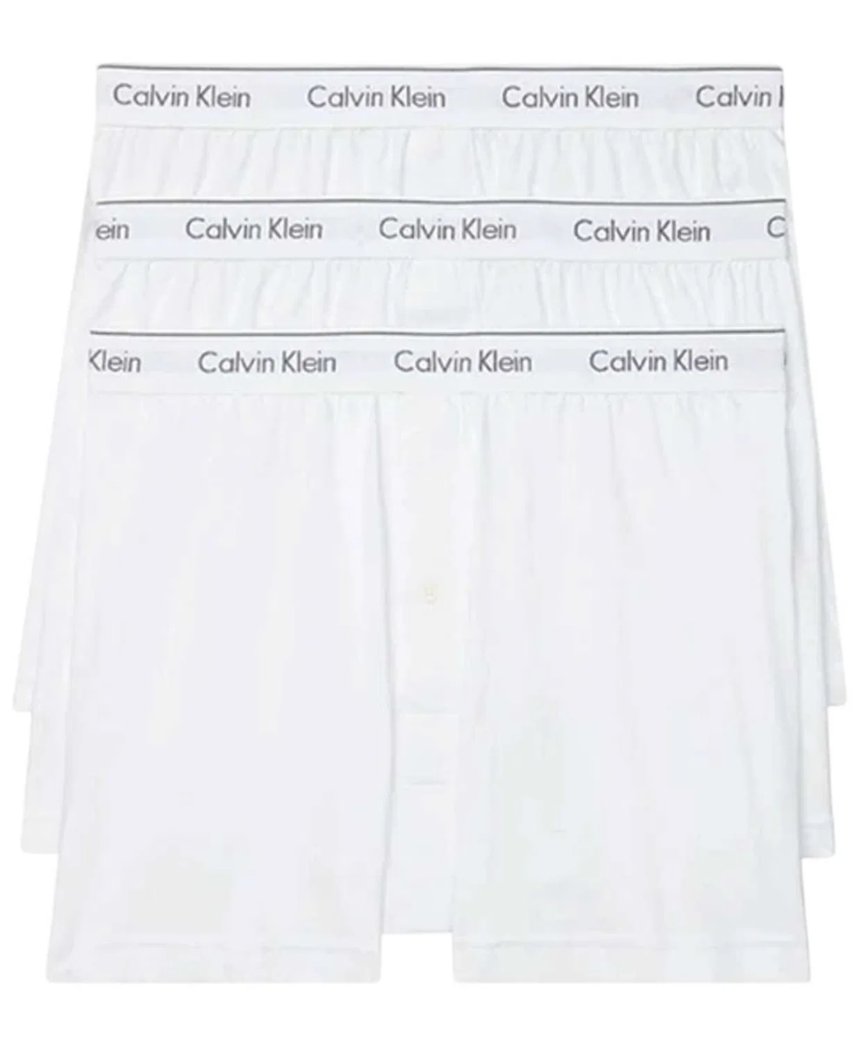 Мужской комплект трусов-боксеров Calvin Klein, 3 шт, Белый