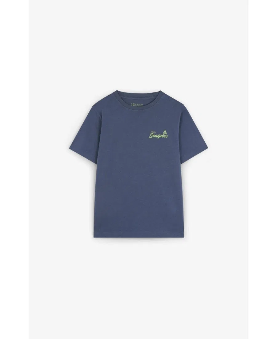 Футболка с принтом Kids Journeytee Scalpers, Dark Blue