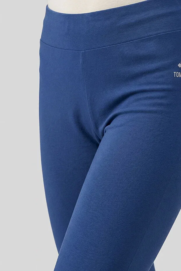 Детские леггинсы для девочек скинни с высокой талией Tommy Life, Indigo — фото 4