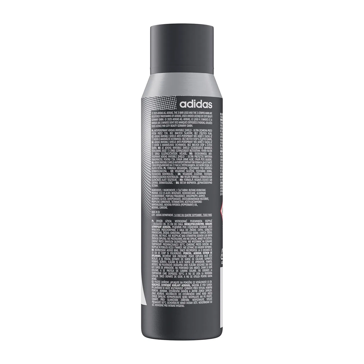 Антиперспирант-дезодорант Invisible Shield, adidas, 150 мл — фото 2