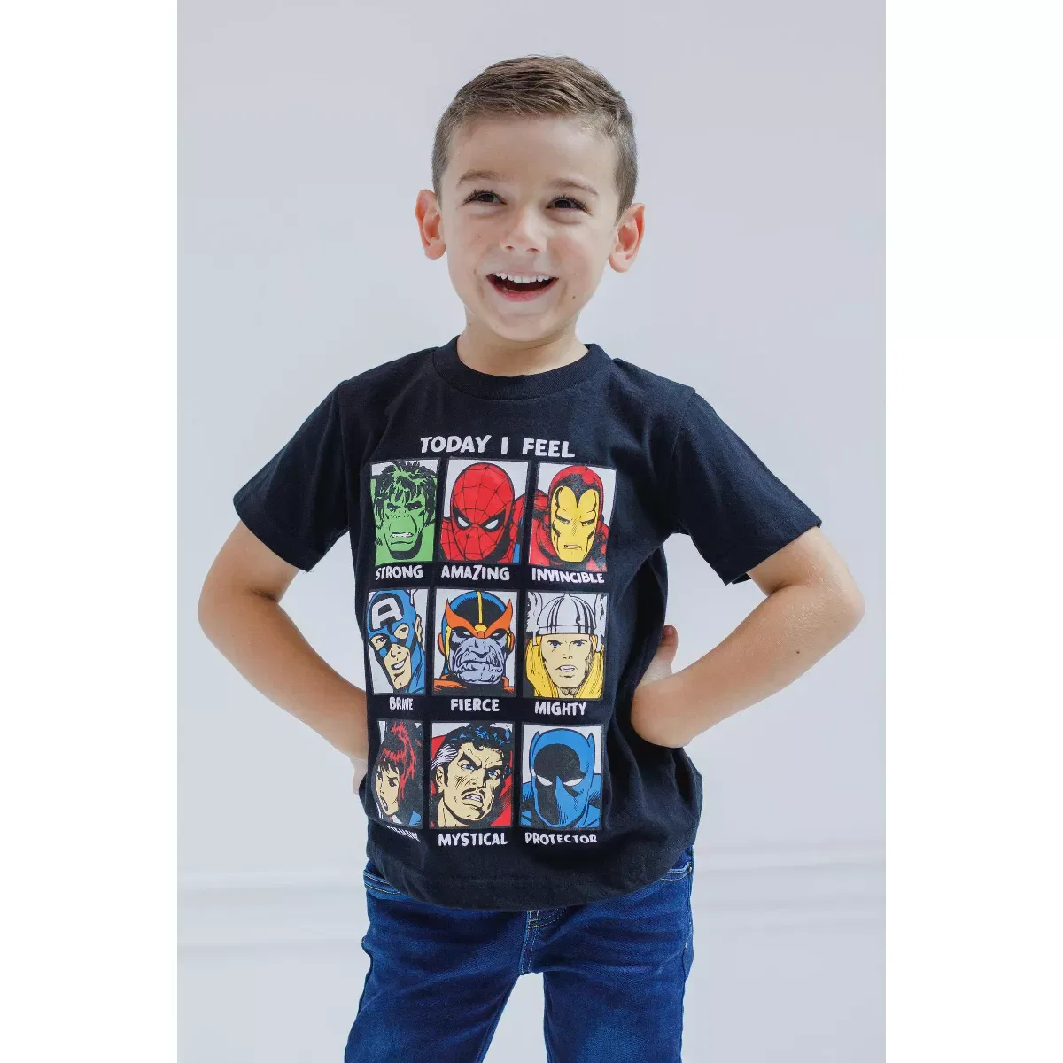 Детский комплект футболок с принтом Marvel Spider-Man 3 Pack T-Shirts, Черно-Белый — фото 4